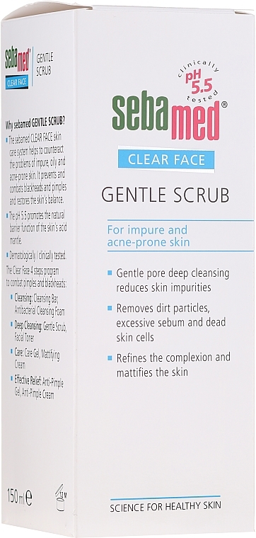 Facial Scrub - Sebamed Clear Face Gentle Scrub — photo N1