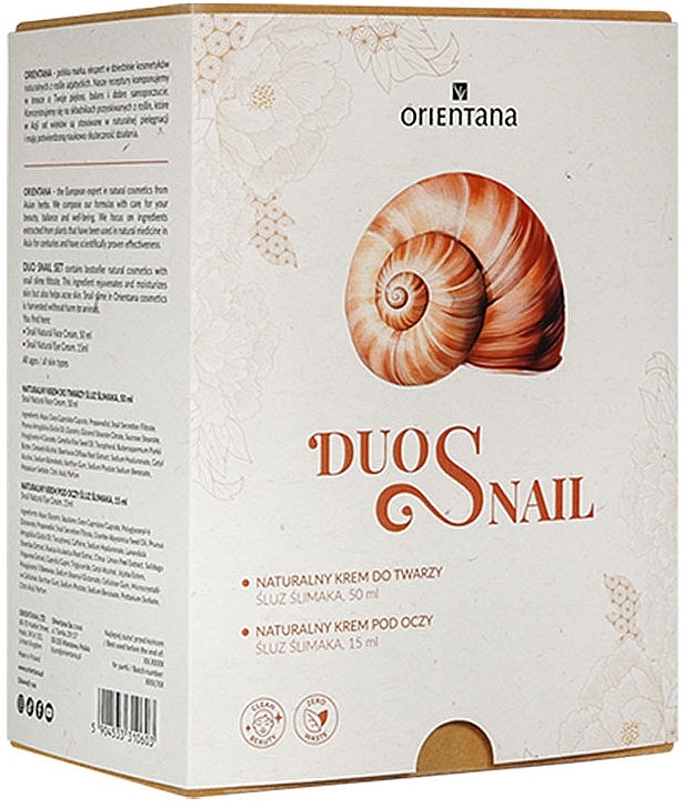 キット - Orientana Duo Snail (f/cr/50ml + eye/cr/15ml) — photo N2