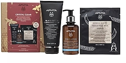 Fragrances, Perfumes, Cosmetics Set - Apivita Crystal Clear (f/cl/gel/150ml + f/tonic/200ml + f/mask/20ml)