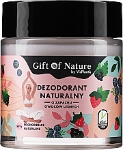 Forest Berry Natural Deodorant Cream - Vis Plantis Gift of Nature Natural Deodorant — photo N1