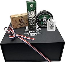 Fragrances, Perfumes, Cosmetics Set - Man's Beard (beard/oil/30ml + beard/balm/90ml + beard/soap/100g + acc/1pc)