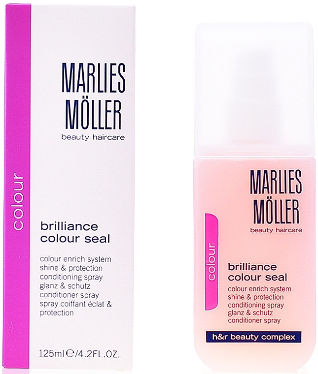 Hair Color Preserving Heat Protection Spray - Marlies Moller Brilliance Colour Seal — photo N2