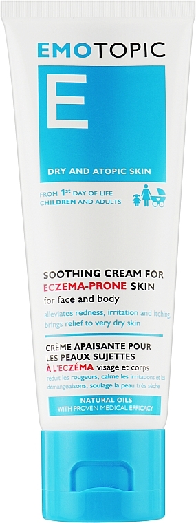 Anti-Eczema Soothing Face & Body Cream - Pharmaceris E Emotopic — photo N1