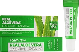 Moisturizing Lip Balm - FarmStay Real Aloe Vera Essential Lip Balm — photo N2