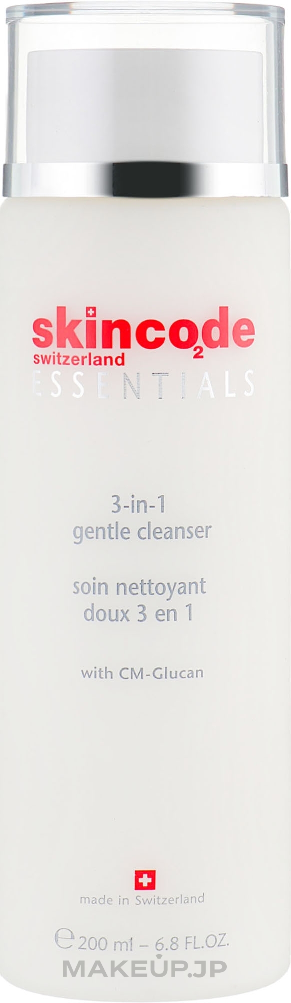 優しいクレンザー 3 in 1 - Skincode Essentials 3 in 1 Gentle Cleanser — photo 200 ml