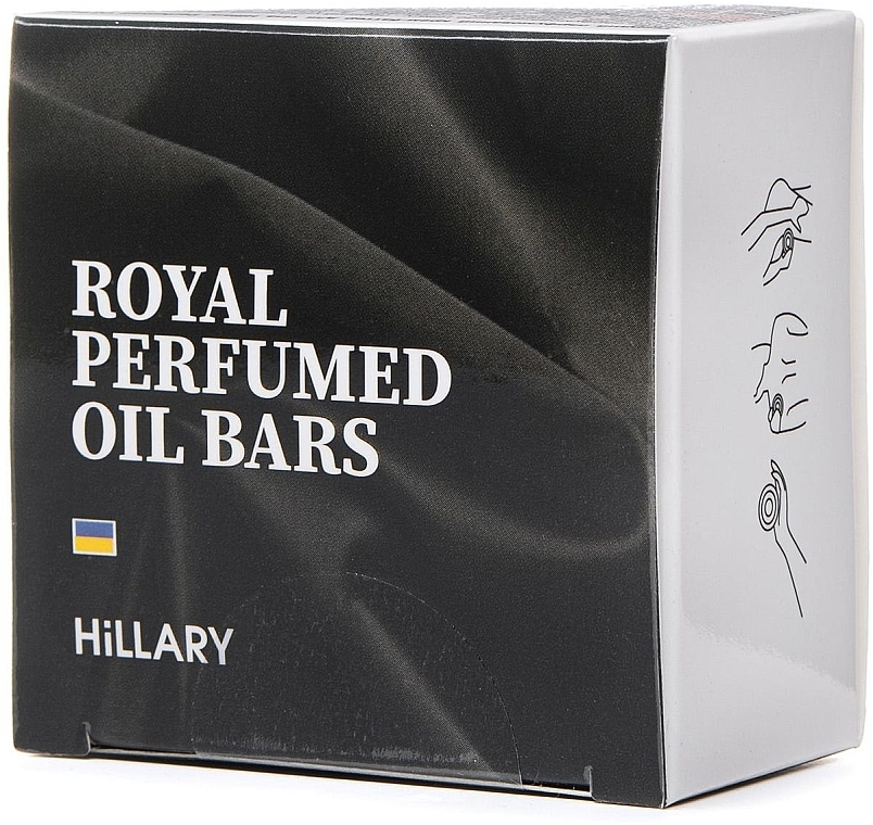 Solid Perfumed Body Oil - Hillary Perfumed Oil Bars Royal — photo N2