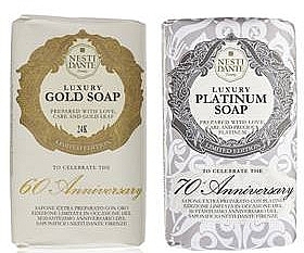 Set - Nesti Dante Gold & Platinum Gift Set (soap/2x250g) — photo N1