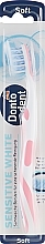 Fragrances, Perfumes, Cosmetics Toothbrush, soft, pink - Dontodent Sensitive White Soft