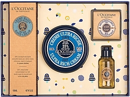 Fragrances, Perfumes, Cosmetics Set - L'Occitane Karite (h/cr/150ml + b/cr/100ml + sh/oil/35ml + soap/50g)