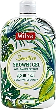 Fragrances, Perfumes, Cosmetics Shower Gel with Bamboo Extract - Milva Sensitive Shower Gel With Bamboo Extract