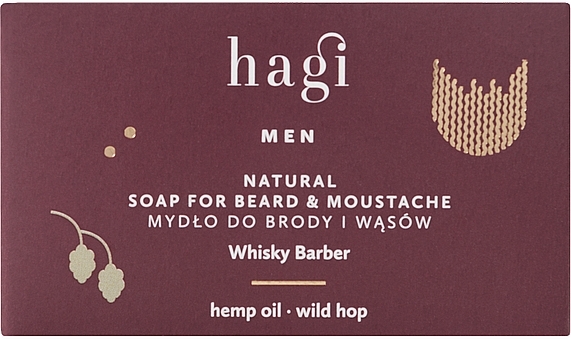 Beard Soap - Hagi Men Whiskey Barber Soap — photo N1