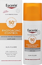 Fragrances, Perfumes, Cosmetics Anti-Aging Sun Fluid - Eucerin Sun Protection Photoaging Control Sun Fluid SPF 50 