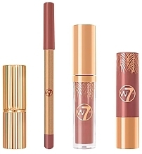 Set - W7 Perfect Pout (l/balm/4ml + l/liner/0.8g + lipstick/3.5g + l/gloss/3.4ml) — photo N2