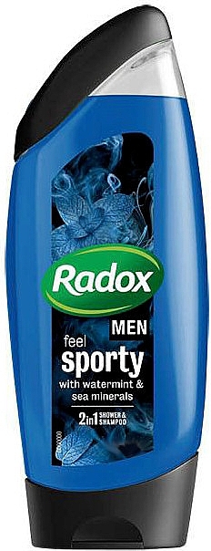 Shampoo-Shower Gel 2in1 - Radox Men Feel Sporty 2in1 Shower Gel — photo N1