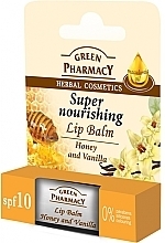 Fragrances, Perfumes, Cosmetics Lip Balm "Honey and Vanilla" - Green Pharmacy Lip Balm With Honey And Vanilla