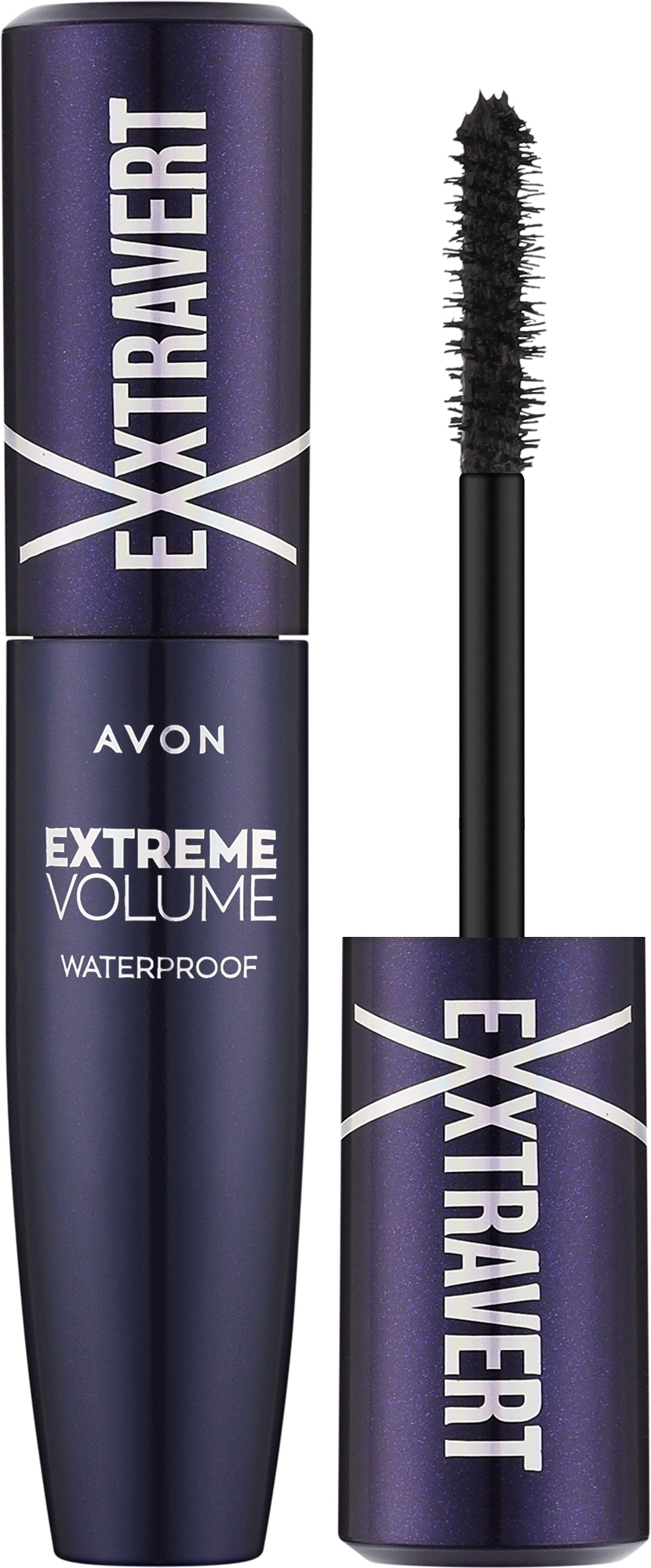 ウォータープルーフマスカラ - Avon Exxtravert Extreme Volume Mascara — photo Blackest Black