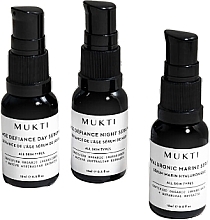 Fragrances, Perfumes, Cosmetics Set - Mukti Organics Age Defiance Mini Collection (serum/15ml*3)