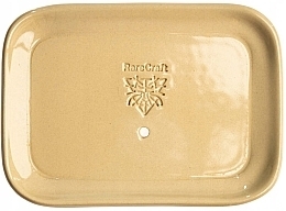 Ceramic Soap Dish, cream - RareCraft Soap Dish — photo N1