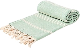 Hammam Towel, Green - Yeye Soft Basic — photo N1