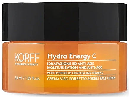 Moisturizing Anti-Aging Sorbet Face Cream - Korff Hydra Energy C Sorbet Face Cream — photo N1