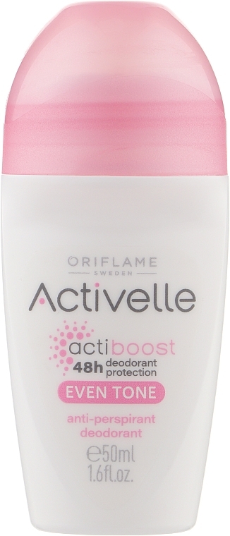 Even Tone Deodorant Antiperspirant - Oriflame Activelle Actiboost Even Tone — photo N1