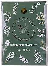 Fragrances, Perfumes, Cosmetics Aromatic Sachet 'Pine & Winter Berries' - Accentra Winter Spa Fresh Pine & Winter Berries Scented Sachet