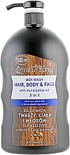 Fragrances, Perfumes, Cosmetics Men Shower Gel-Shampoo with Eucalyptus Oil - Naturaphy Men