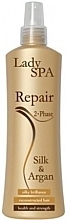 Fragrances, Perfumes, Cosmetics Biphase Hair Spray with Argan Oil - Scandic Lady Spa Repair Silk & Argan 2-Phase Spray