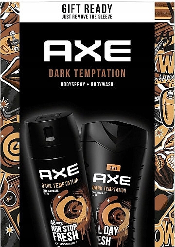 Set - Axe Dark Temptation Gift Ready (deo/150ml + sh/gel/250ml)	 — photo N1