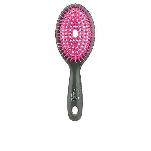 Small Oval Hair Brush, fuchsia - Beter Hair Flow Brush — photo N1