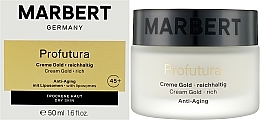 Rich Anti-Aging Cream for Dry Skin - Marbert Profutura Cream Gold Rich — photo N3