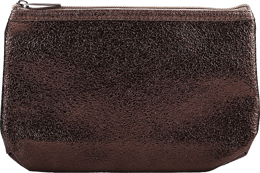 Makeup Bag "Crease", 98246, brown - Top Choice — photo N1