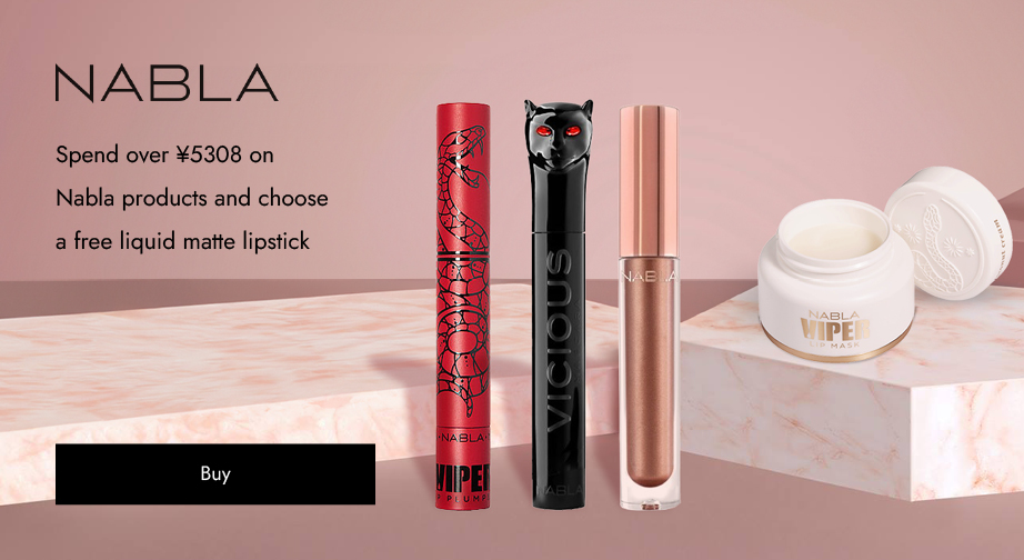 Spend over ¥5308 on Nabla products and choose a free liquid matte lipstick