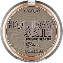 Fragrances, Perfumes, Cosmetics Satin Bronzer - Catrice Holiday Skin Luminous Bronzer