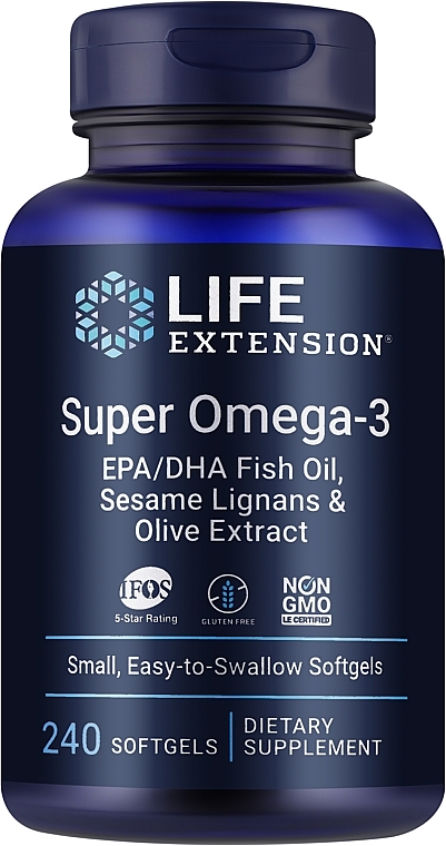 Omega-3 Dietary Supplement - Life Extension Super Omega-3 — photo N3