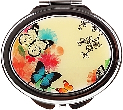 Fragrances, Perfumes, Cosmetics Cosmetic Mirror, "Butterflies", 85451, butterfly white & blue - Top Choice