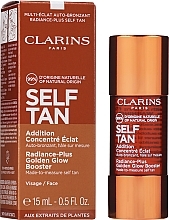 Self-Tan Face Concentrate - Clarins Radiance-Plus Golden Glow Booster — photo N1