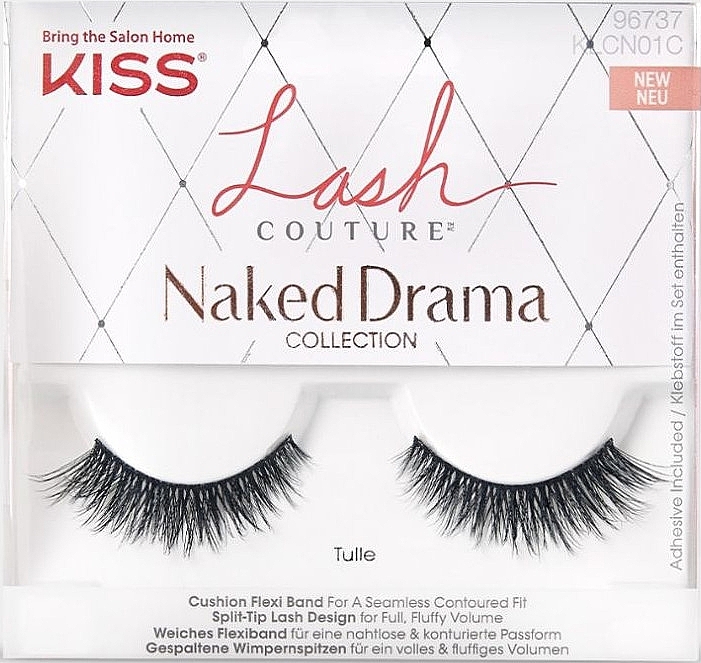False Lashes - Kiss Lash Couture Naked Drama Collection Tulle — photo N1