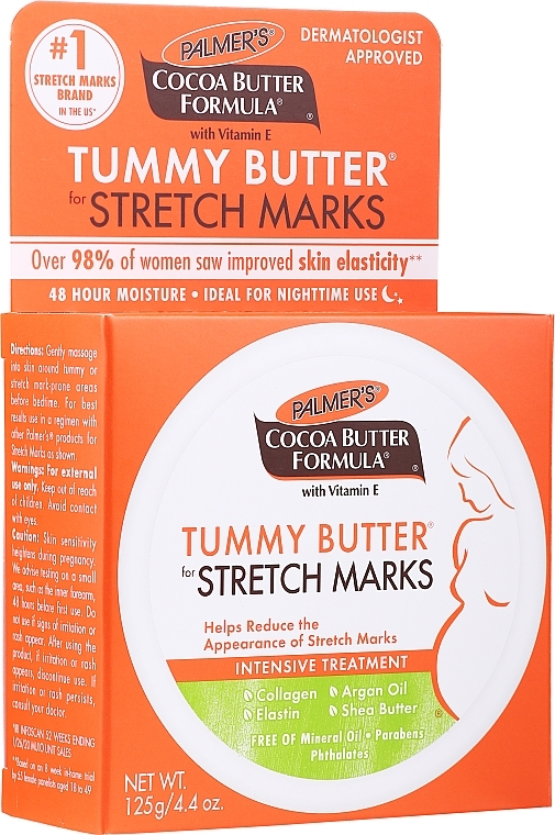 Intesive Anti Stretch Marks Butter - Palmer's Cocoa Butter Formula Tummy Butter for Stretch Marks — photo N4