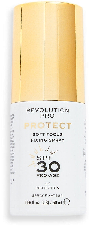 Setting Spray - Revolution Pro Protect Soft Focus Fixing Spray SPF30 — photo N1