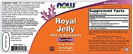 Royal Jelly, 1000 mg, softgels - Now Foods Royal Jelly — photo N3