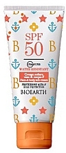 Face & Body Sun Cream - Bioearth Sun Love Face And Body Sun Cream SPF50 — photo N1