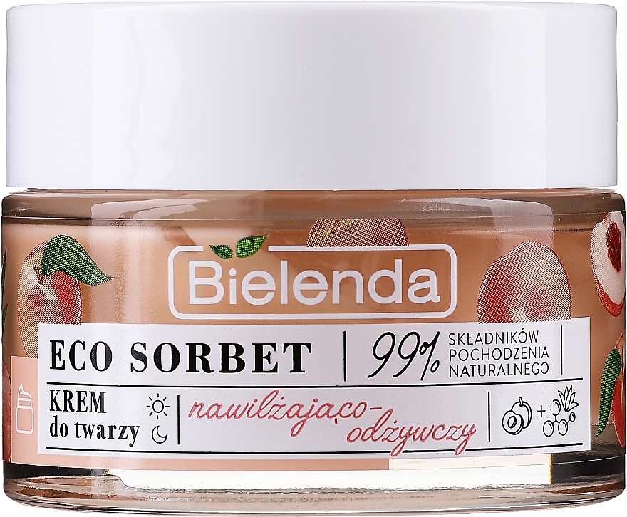 Moisturizing & Nourishing Face Cream - Bielenda Eco Sorbet Moisturizing&Nourishing Face Cream — photo N5