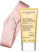 Set - Clarins Cleansing Essentials Set (f/cl/75ml+ head/band/1pcs) — photo N1