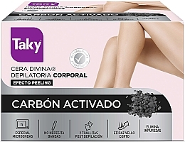 Fragrances, Perfumes, Cosmetics Activated Carbon Body Depilatory Wax - Taky Activated Carbon Body Depilatory Wax
