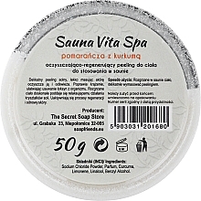 Orange & Turmeric Body Salt Scrub - Soap & Friends Sauna Vita Spa — photo N7