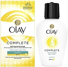 Fragrances, Perfumes, Cosmetics Eloe Vera Face Fluid - Olay Complete Multi-Layered Technology Sensitive Lotion