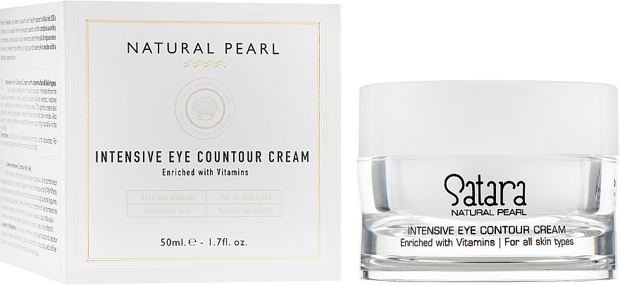 Intensive Eye Contour Cream - Satara Natural Pearl Intensive Eye Countour Cream — photo N1