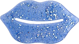 Glitter Hydrogel Lip Mask - IDC Institute Glitter Hydrogel Lips Pad Blue — photo N2