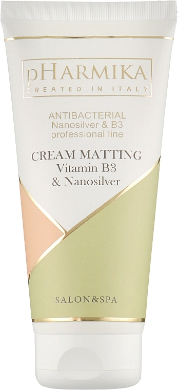 Mattifying Face Cream - pHarmika Cream Matting Vitamin B3 & Nanosilver — photo N1